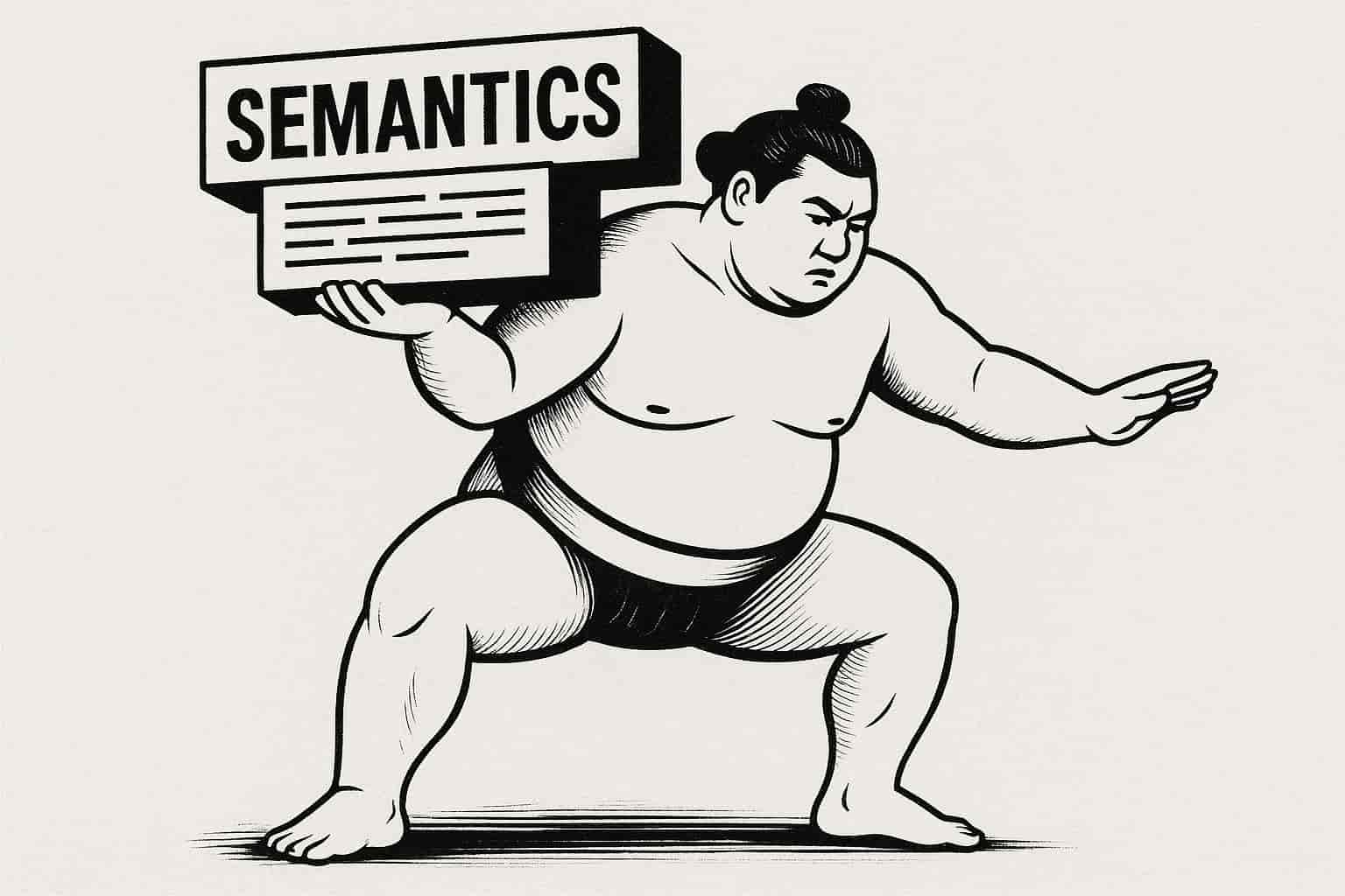 Visualisierung von semantischem SEO: vernetzte Begriffe statt isolierter Keywords