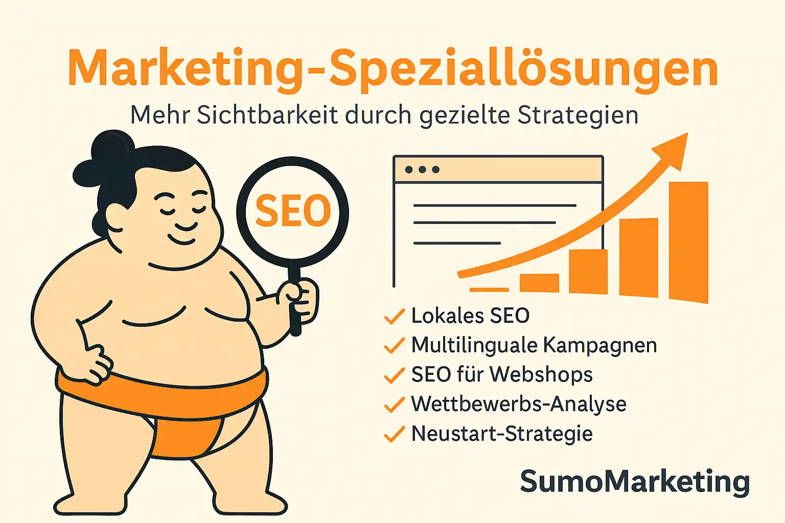 Spezielle SEO-Marketinglösungen – SumoMarketing Individuelle Marketing-Speziallösungen im SEO – SumoMarketing