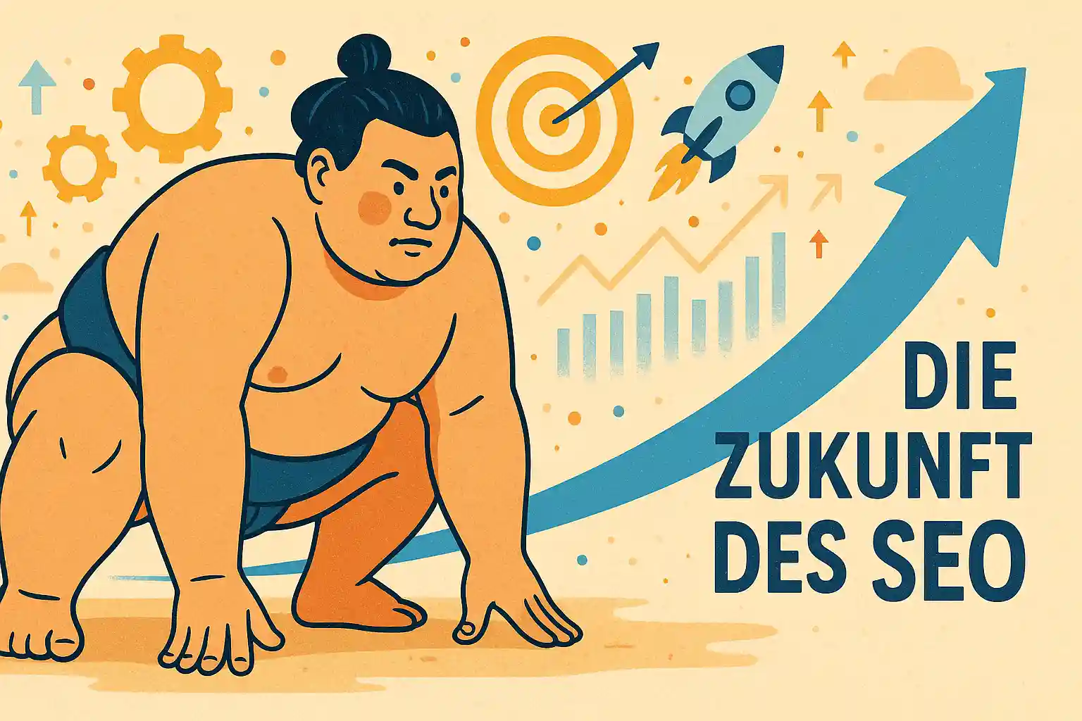 Illustration: Die Zukunft des SEO – von Keywords zu Bedeutungsnetzwerken