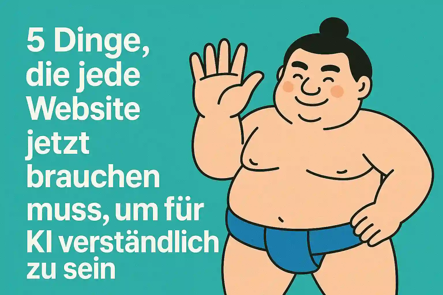 5 Dinge, die jede Website jetzt braucht, um für KI verständlich zu sein